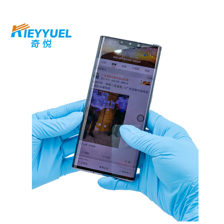 Sarung Tangan Biru Nitrile Pakai